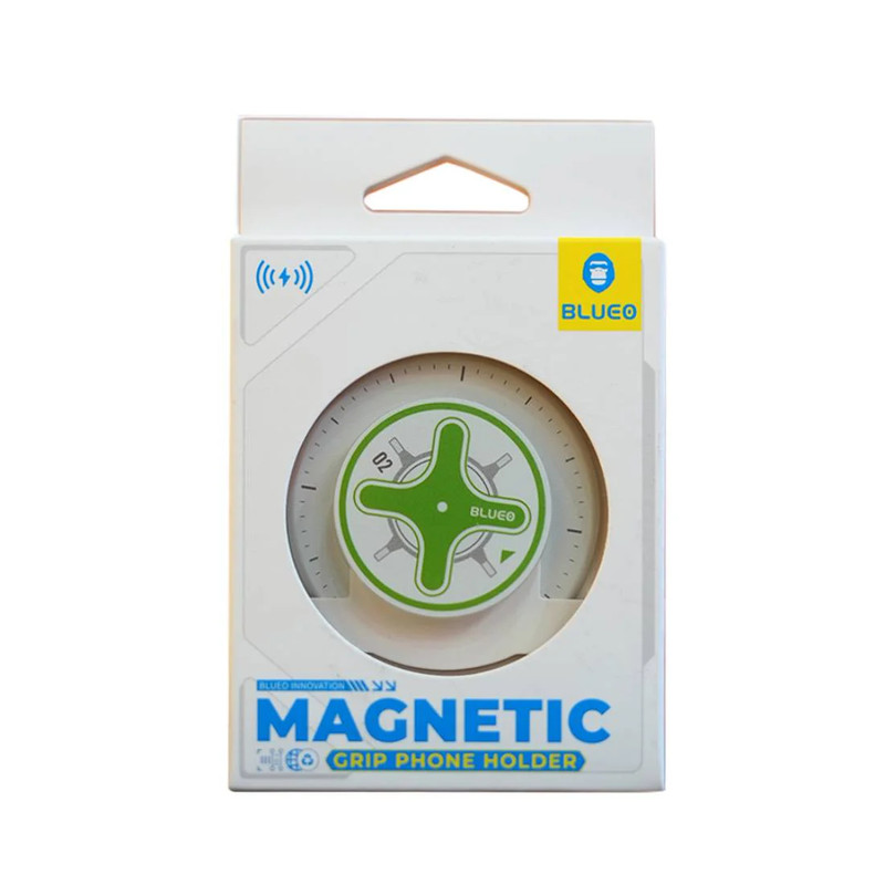 Blueo MagSafe Magnetic Grip Phone Holder - Green - اكسسوار هاتف